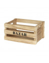 Lot de 3 cagettes de rangement Bazar - Tailles différentes - Beige