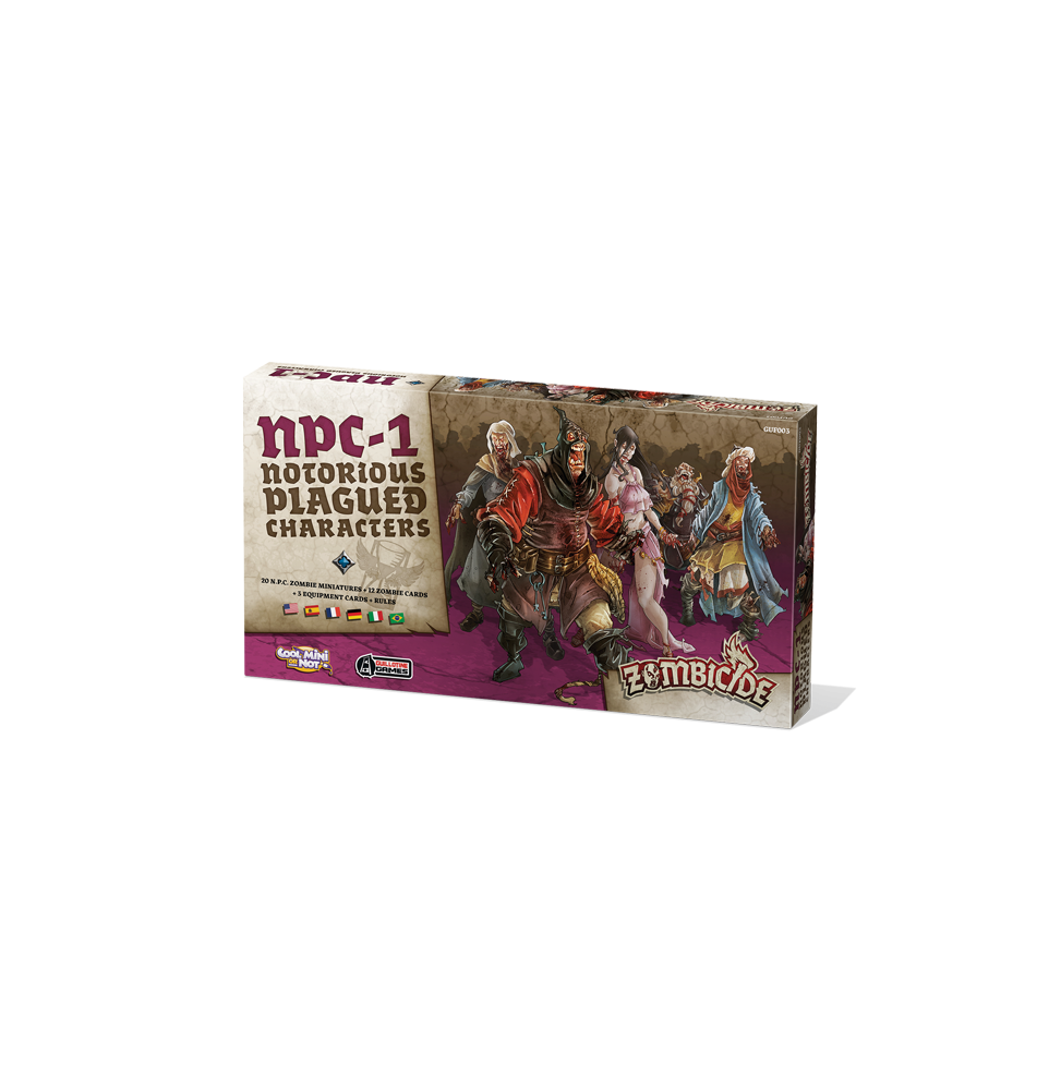 Zombicide Black Plague - Notorious Plagued Characters 1 - Jeu spécialiste