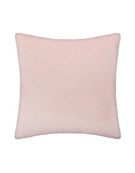 Coussin effet velours - 40 x 40 cm - Rose