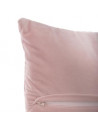 Coussin effet velours - 40 x 40 cm - Rose