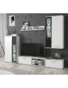 Ensemble meuble TV mural - ABW Wow - Blanc