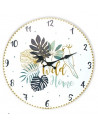 Horloge murale Wild Home - D 30 cm - Blanc