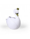 Veilleuse cygne La Dame Blanche - L 18 x l 18 x H 22 cm - Blanc