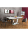 Table extensible 10 personnes - Armani - 160-220 x 90 x 76 cm - Blanc