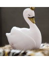 Tirelire cygne - H 19 cm - Blanc