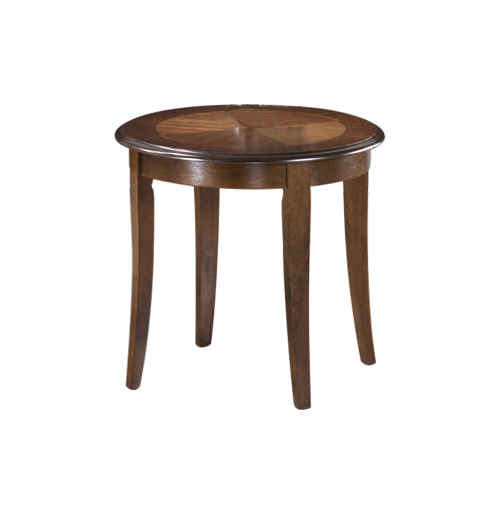 Table basse ronde - California D - D 60 x H 55 cm - Marron