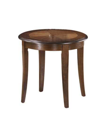 Table basse ronde - California D - D 60 x H 55 cm - Marron