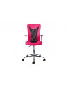 Chaise de bureau à roulettes Donny - l 48 x P 55 x H 89-99 cm - Rose