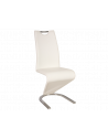 Chaise design - H090 - 45 x 43 x 102 cm - Blanc