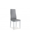 Chaise moderne - H261 Bis - 40 x 38 x 96 cm - Gris