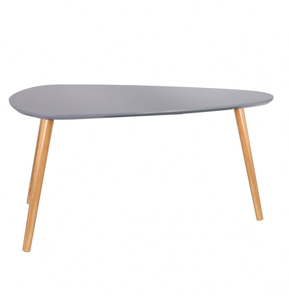 Tables gigognes Galet en bois - Gris