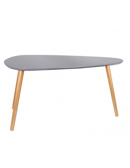 Tables gigognes Galet en bois - Gris