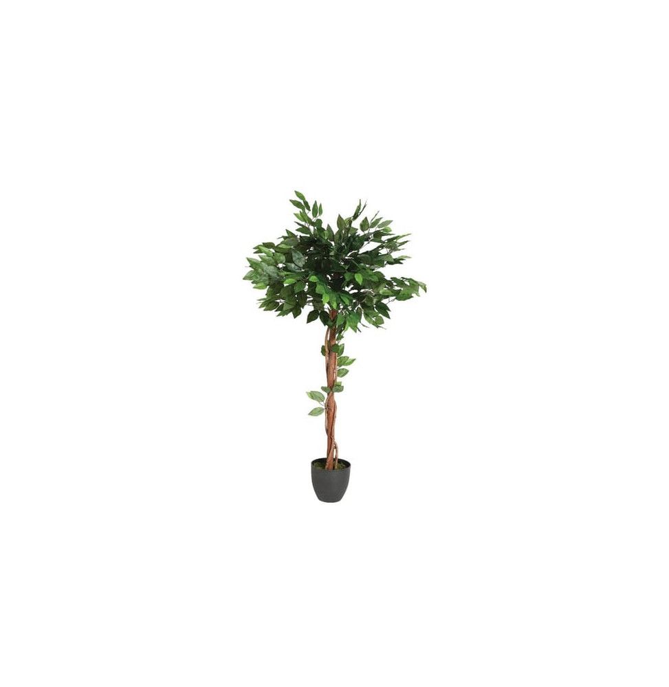 Ficus artificiel en pot - H. 120 cm