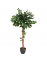 Ficus artificiel en pot - H. 120 cm