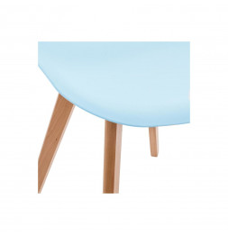 Chaise bleue scandinave  pour enfant - Bleu