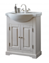 Ensemble meuble vasque + miroir - Bois - 65 cm - Romantic nowy