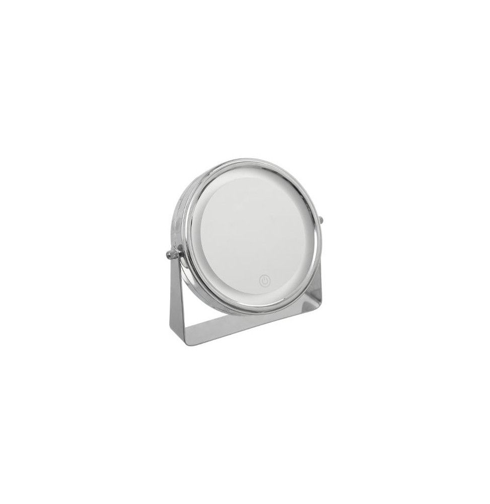 Miroir LED tactile sur pied pivotant