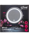 Miroir LED tactile sur pied pivotant