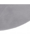 Tapis imitation fourrure - D 80 cm - Gris