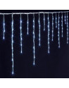 Guirlande rideau effet stalactite 600 LED - 10 mètres - Blanc froid