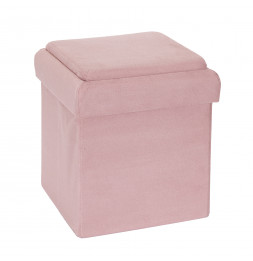 Pouf coffre - Pliable -...