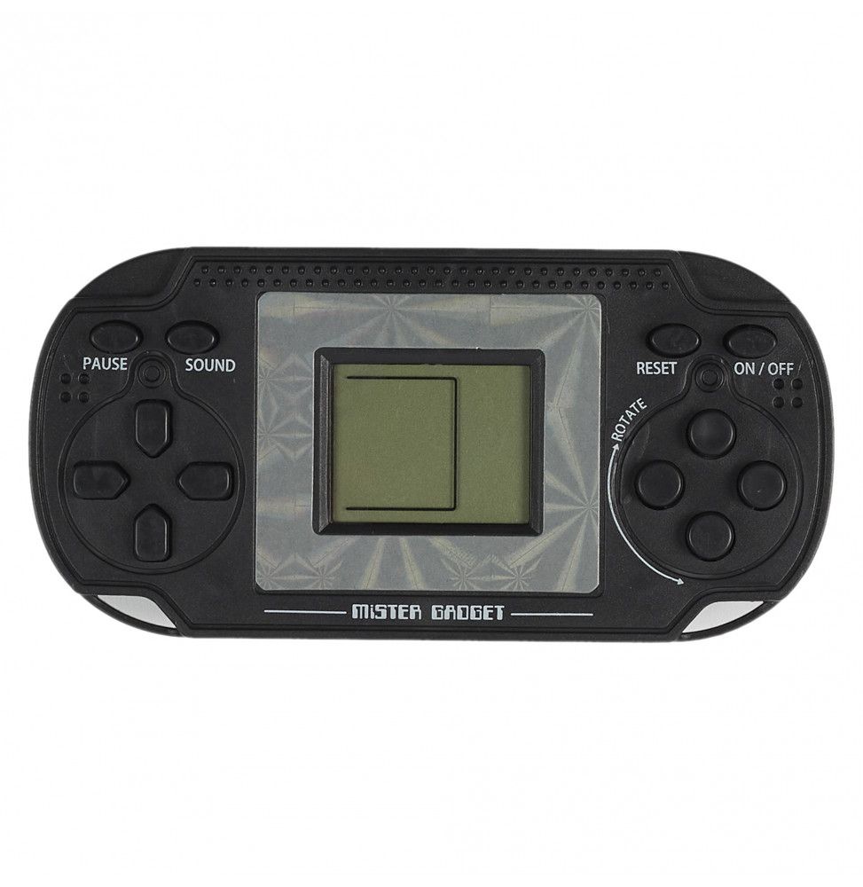 Mini console arcade - 23 jeux - L 10 cm x l2,4 cm x H 4,5 cm - Noir