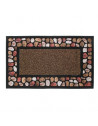 Tapis rectangulaire - L 75 x 45 cm - PVC - Cailloux