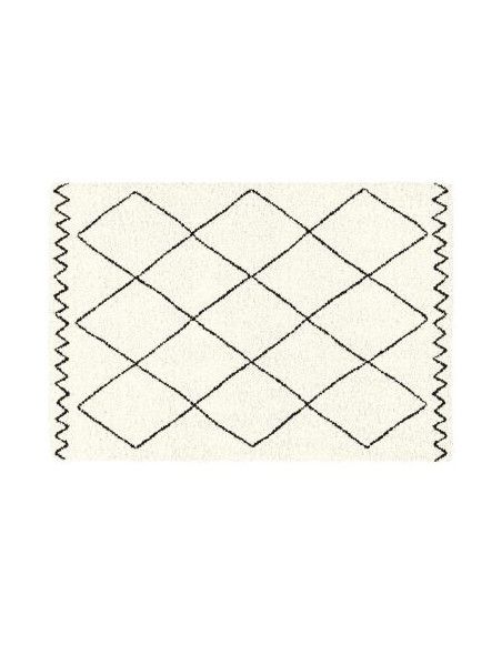 TAPIS RECTANGLE 60 x 110 CM POLYPROPYLENE SAOURA BEIGE