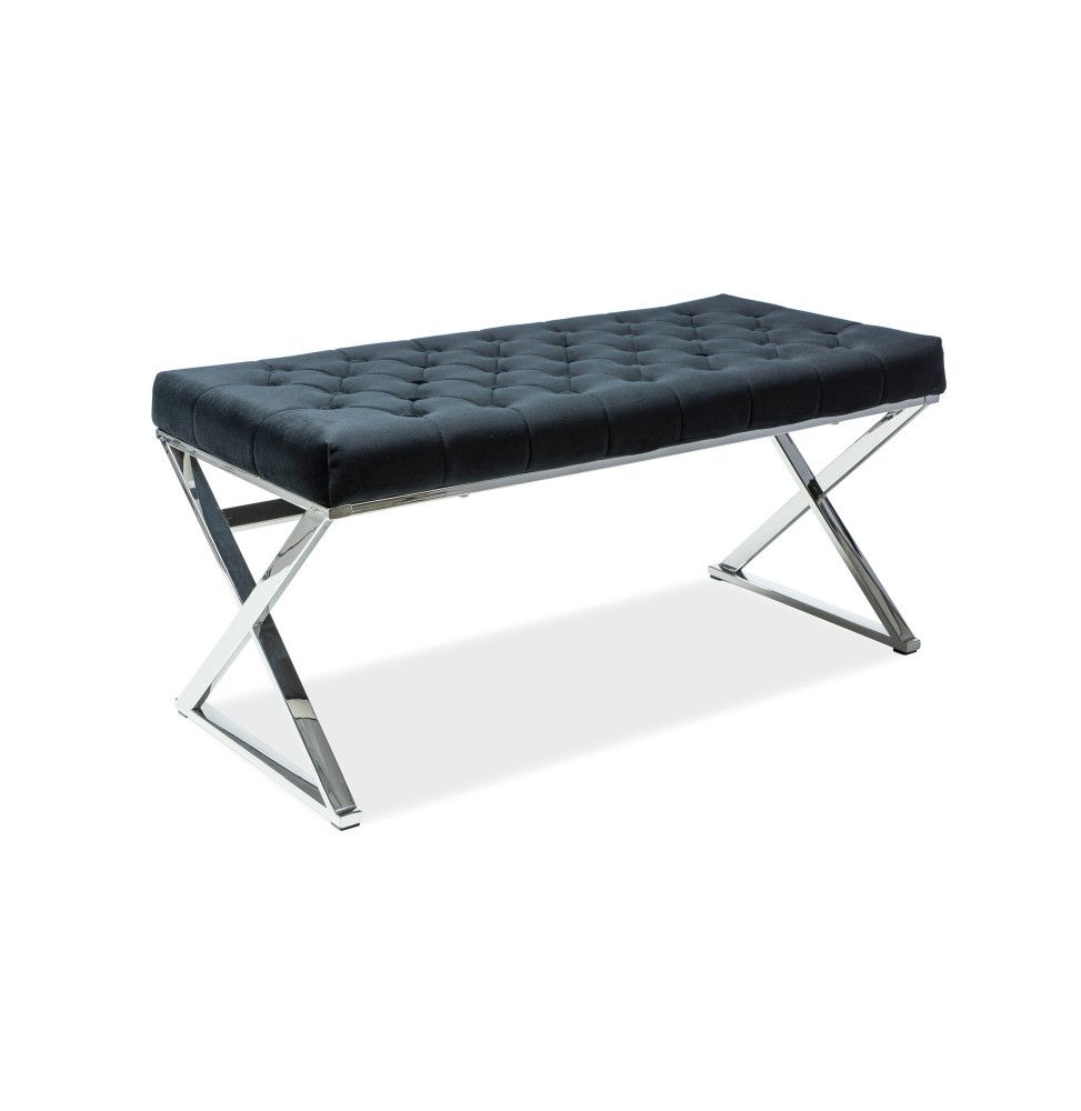 Banc Onix - L 100 x l 46 cm - Noir