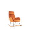 Chaise berçante - Hoover - L 70 x l 49 x H 106 cm - Orange