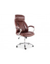 Fauteuil pivotant - Swivel Q557 - L 64 x l 55 x H 118 cm - Marron