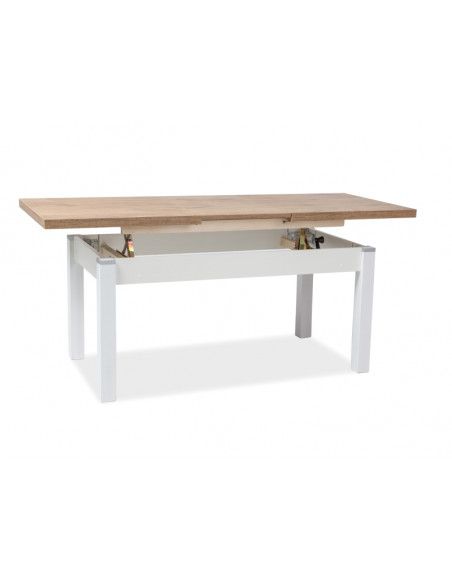 Table Kleopatra - L 124 x l 64 x H 56 - Chêne Lancelot