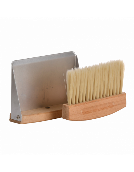 Set ramasse-miettes - L 11,3 x l 15,8 x H 4,1 cm - Bois