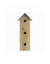 Nichoir vertical pour moineaux - L 17 x l 19,5 x H 51 cm - Bois de pin