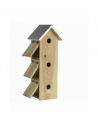 Nichoir vertical pour moineaux - L 17 x l 19,5 x H 51 cm - Bois de pin