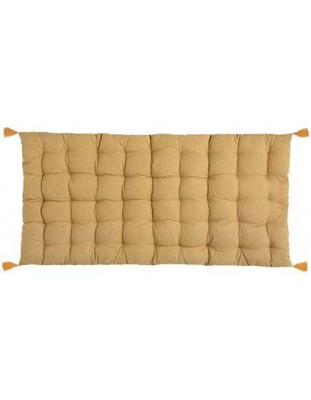 Matelas de sol imprimé - 120 x 60 x 8 cm - Otto - Jaune