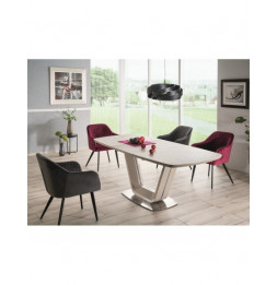 Table pliante - Armani - L 90 x l 220 x H 76 cm - Gris