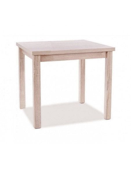 Table en bois - Adam - 90 x 65 cm - Chêne Sonoma